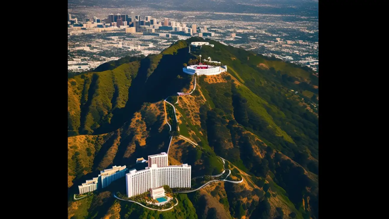 Можливо, ви натикалися у Facebook чи BlueSky на приголомшливе фото «Голлівудської гори» в Каліфорнії, зняте з висоти пташиного польоту? Виявляється воно повністю згенероване штучним інтелектом — щобільше, навіть місця з такою назвою не існує.