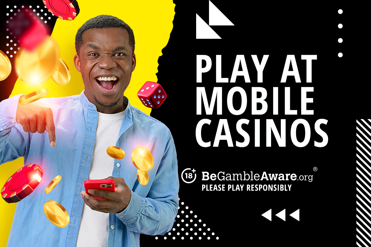 Play at mobile casinos. 18+ BeGambleAware.org - please play responsibly.