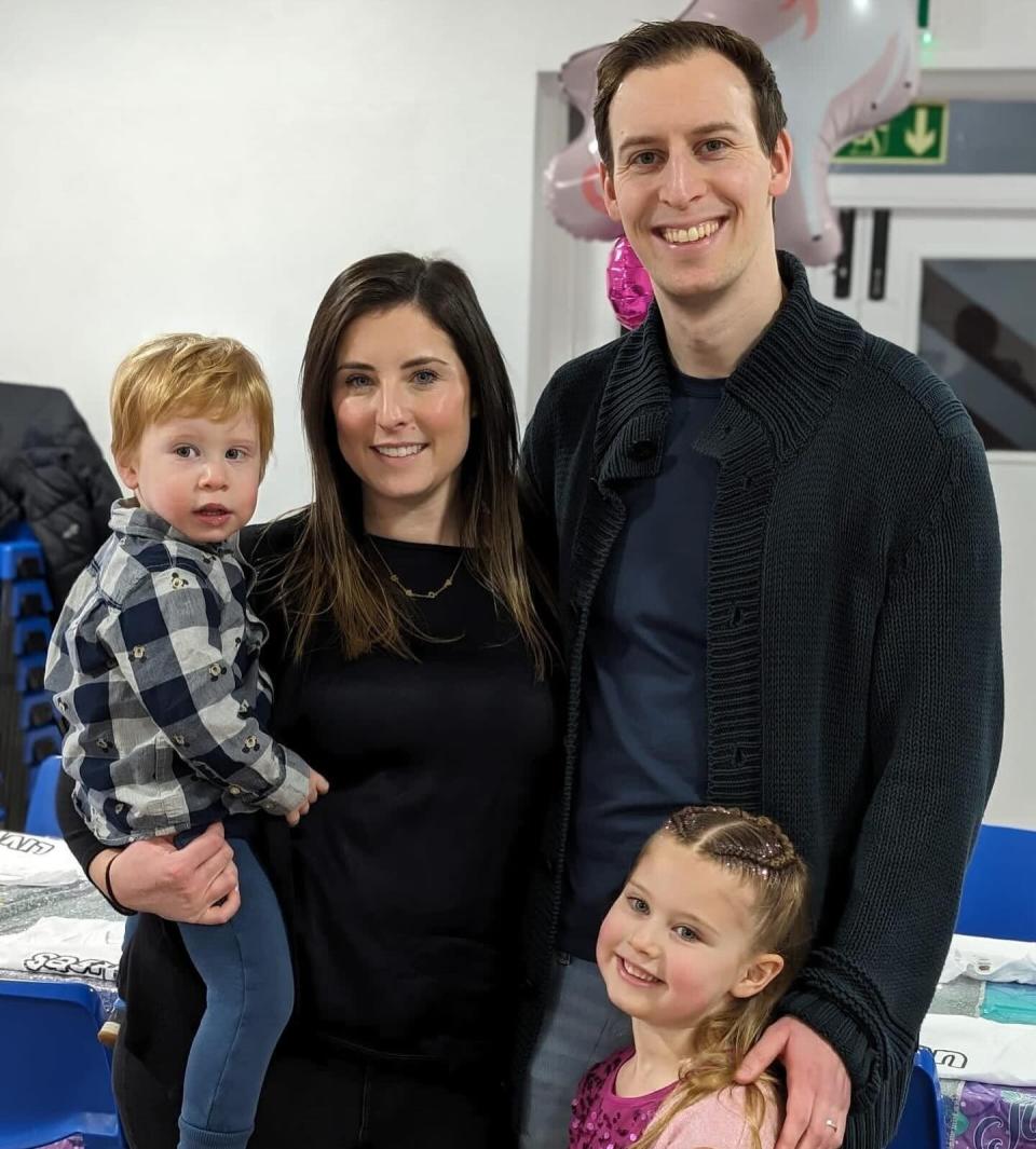 Daniel Tannenbaum and his wife Samantha with their two children