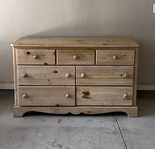 Pictured: A dresser Harris bought for $40 and sold for $400