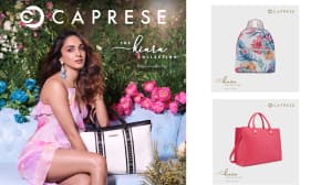 The collaboration aligns with Caprese's vision to empower women to express their sense of style.