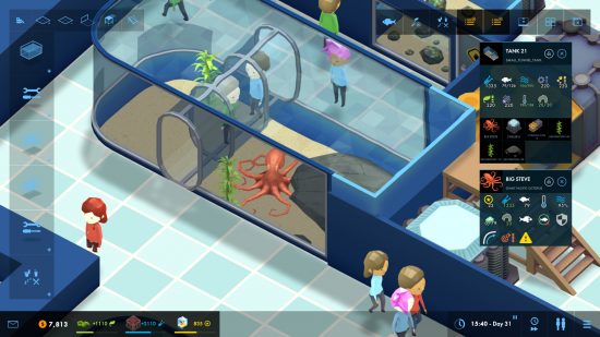 Tycoon games: running a successful sea life center in Megaquarium