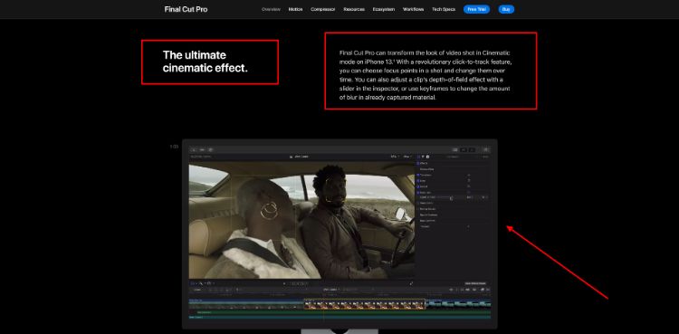 Final Cut Pro X features