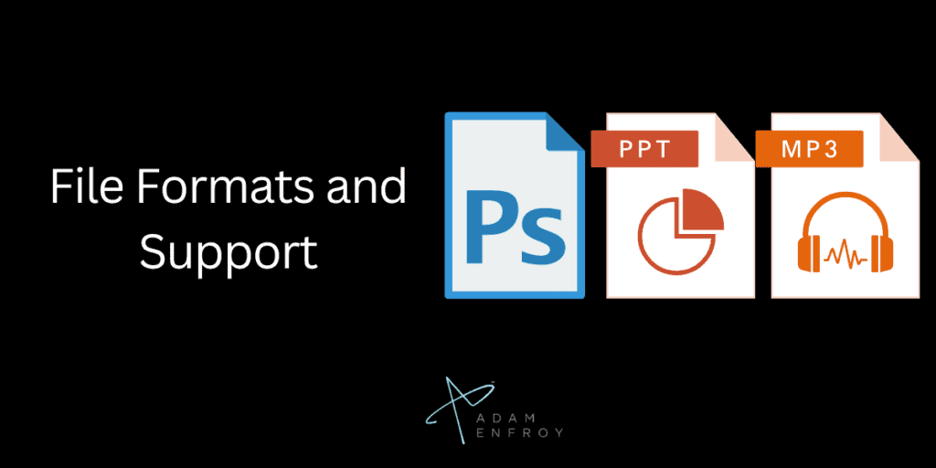 File Formats and Support