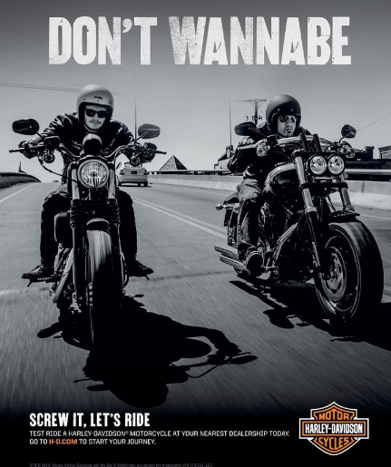 Harley Davidson Social Media tone of voice