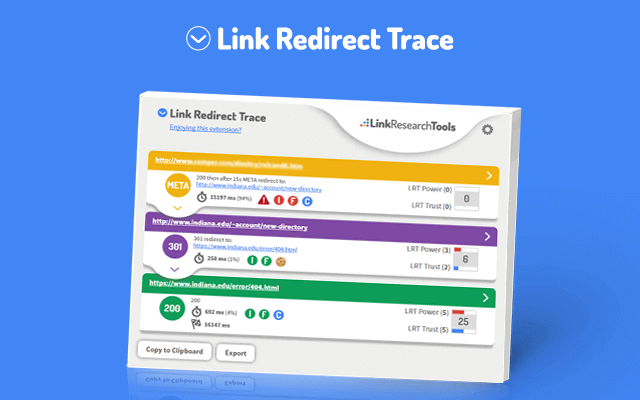 Link Redirect Trace for Firefox