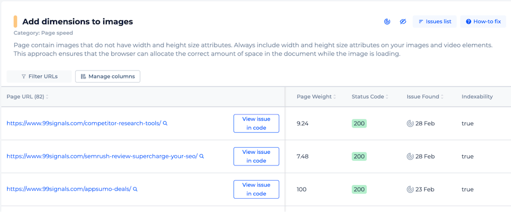 Sitechecker - Image Dimensions