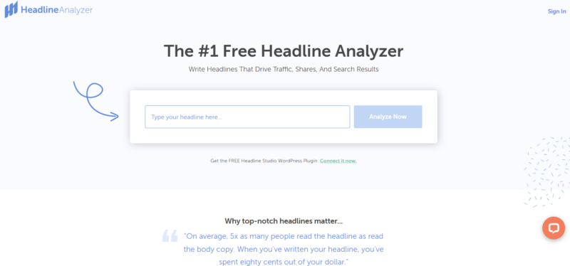 HeadlineAnalyzer by CoSchedule