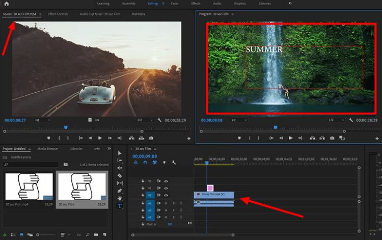 Adobe Premiere Pro user experience