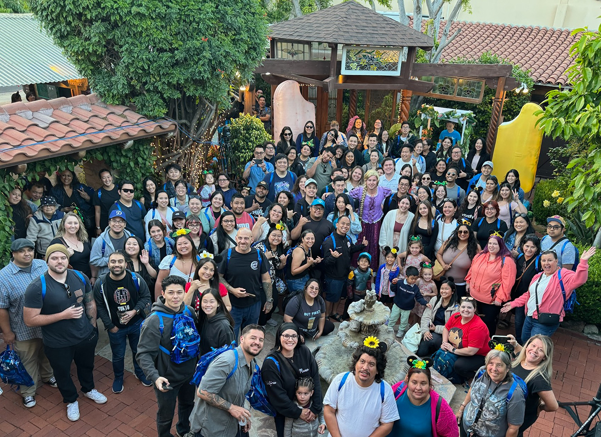 Hawaiian Host Group Dress Reveal Event Crowd