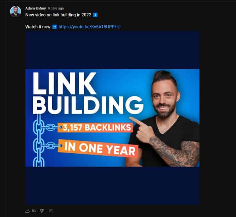 LInkbuilding video