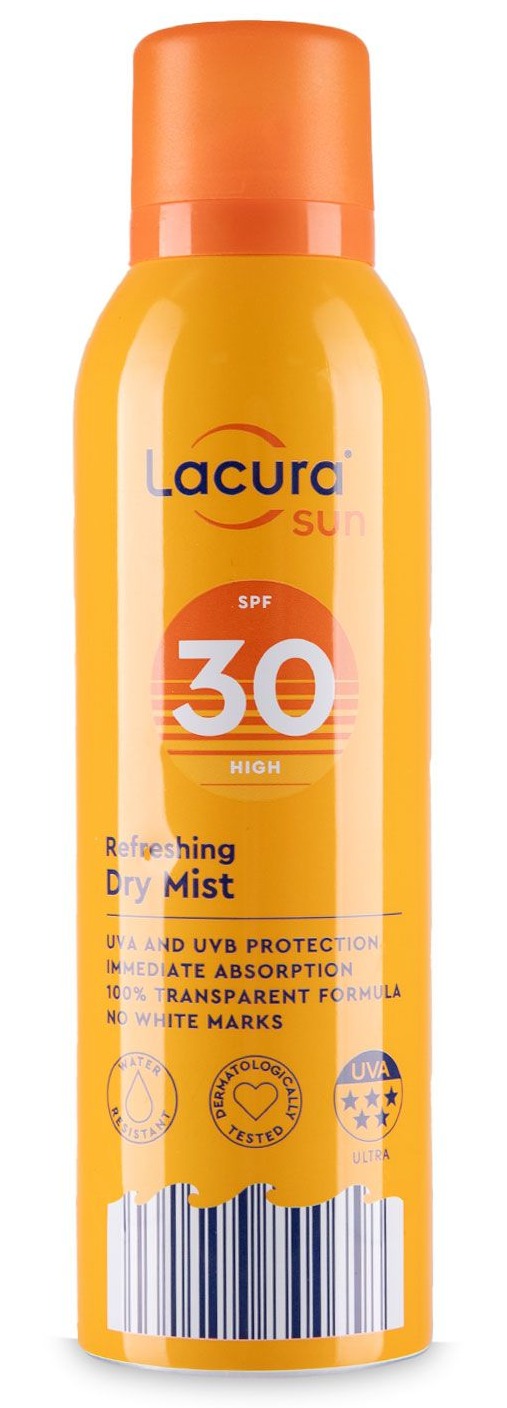 But Aldi’s Lacura refreshing dry mist is just £3.29