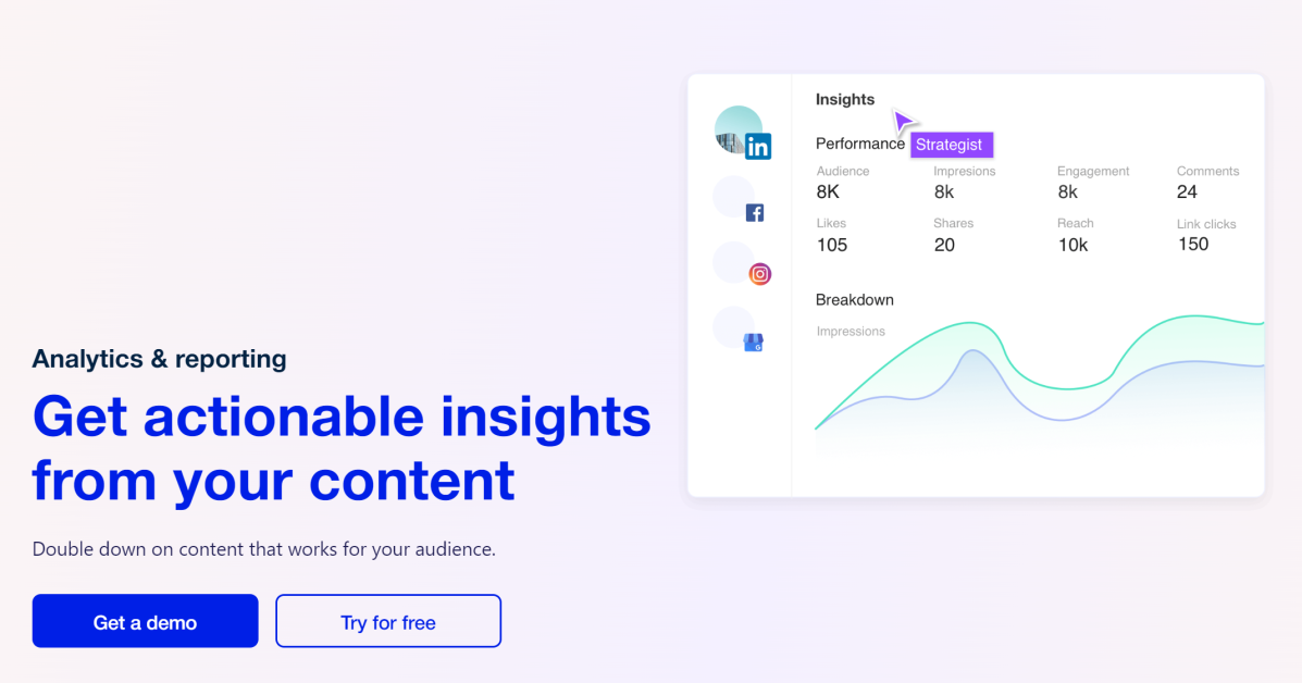 StoryChief analytics and reporting.