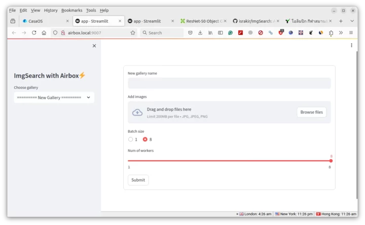 Radxa Fogwise Airbox imgSearch running