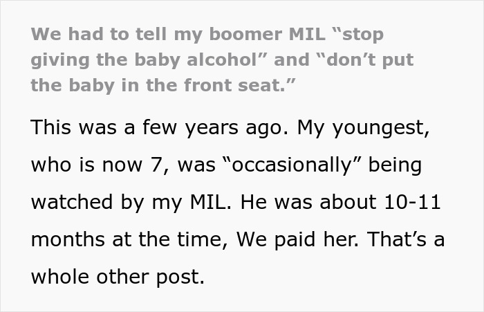 MIL Banned From Ever Driving Her Grandkids Again After Her Boomer Parenting Methods Get Exposed