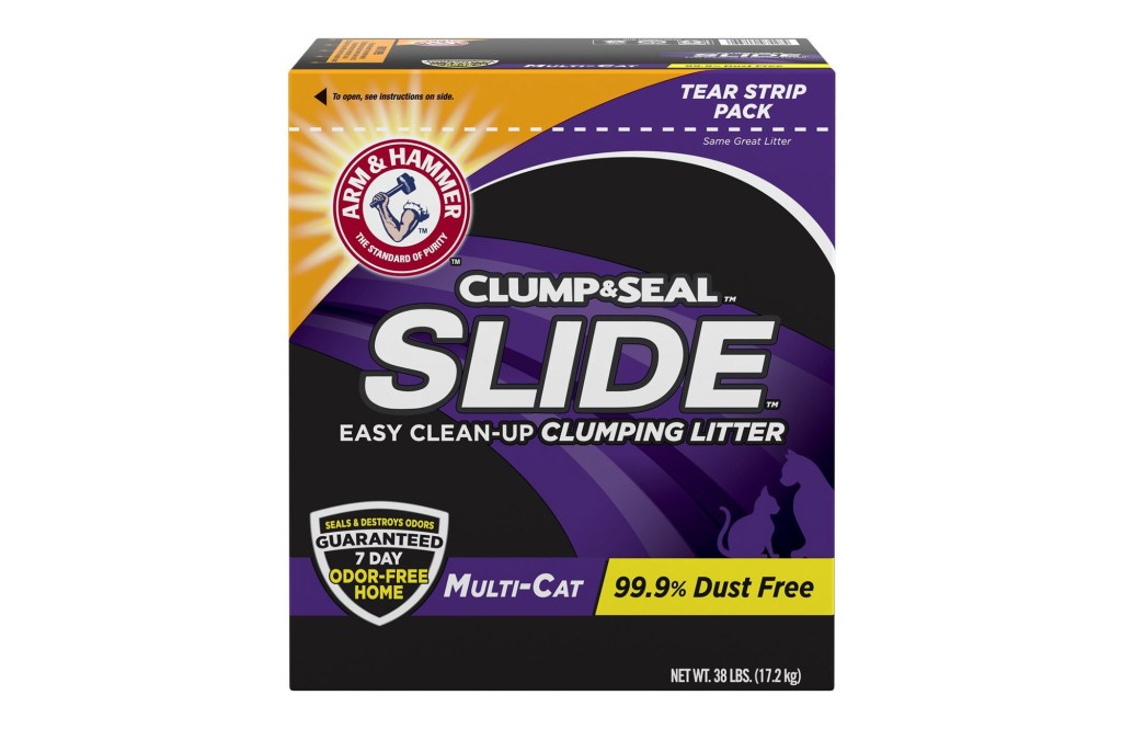 Arm & Hammer Litter Slide Multi-Cat Scented Clumping Clay Cat Litter