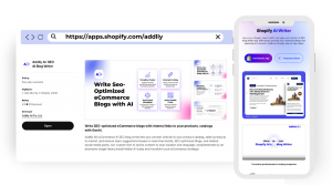 Addlly Launches Zero-Prompt Shopify AI Writer App to Enhance Ecommerce Content Creation