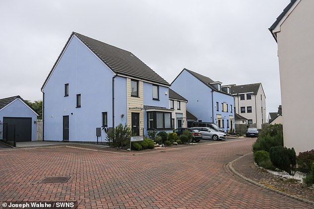 One local said new housing developments (pictured) had brought a lot of younger people to the seaside village