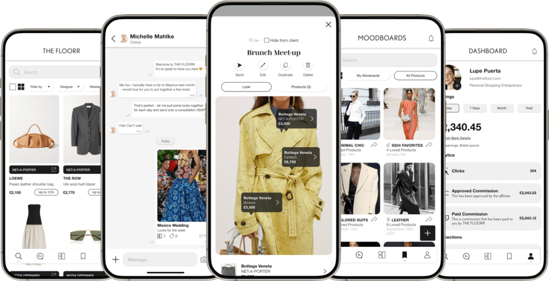 Luxury fashion startup The Floorr empowers personal stylists with tools to grow their businesses