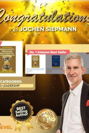 AI Innovator Jochen Siepmann’s Book Productivity, Precision, and Profits Becomes an Amazon No. 1 Best Seller