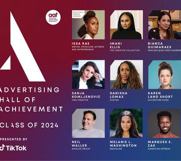 AAF WELCOMES NEW INDUCTEES INTO THE ADVERTISING HALL OF ACHIEVEMENT