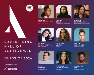 AAF welcomes new inductees into the 2024 Advertising Hall of Achievement