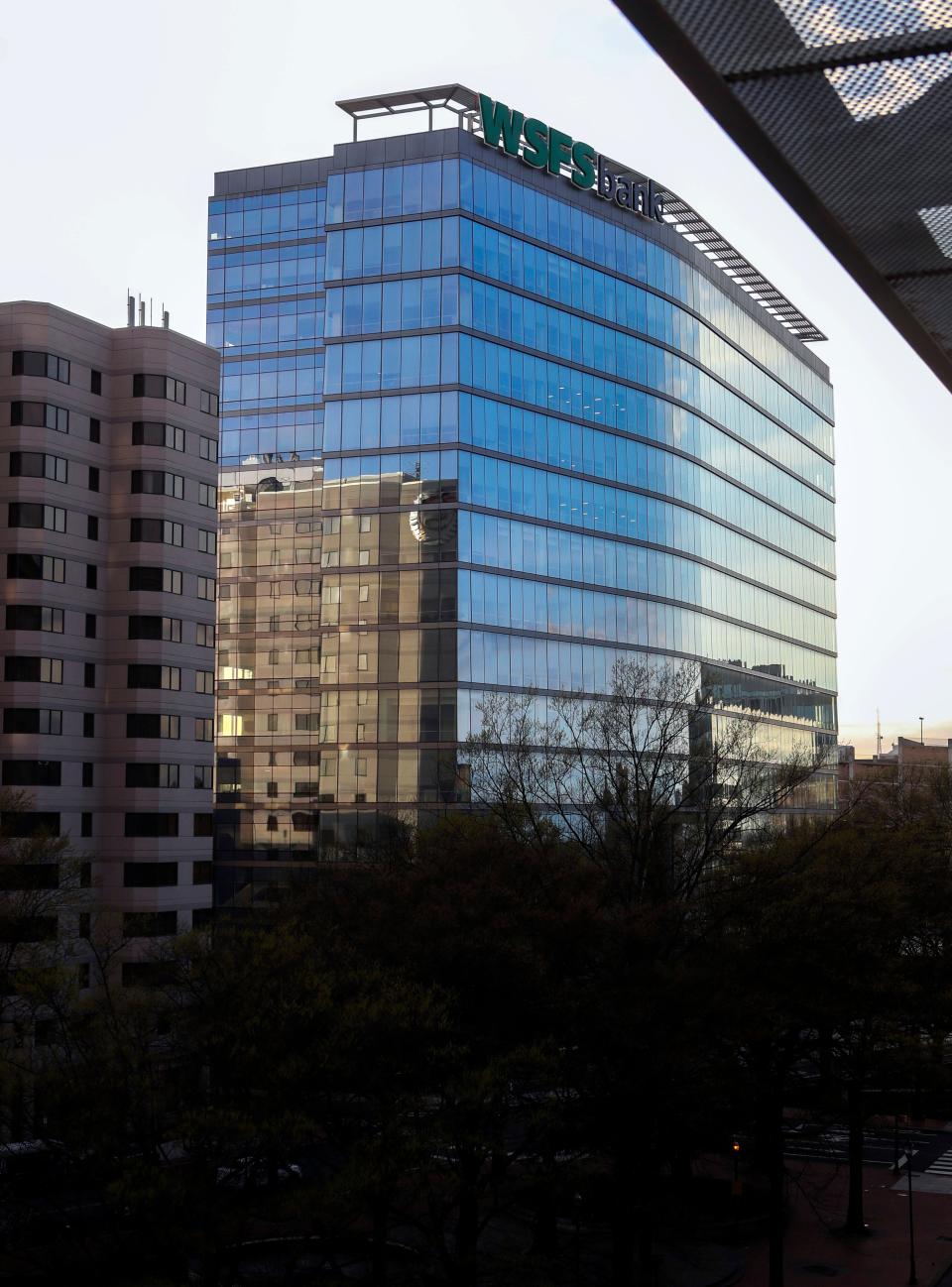 The WSFS Building at 500 Delaware Ave. in Wilmington. WSFS Bank was named one of the top large workplaces in Delaware in 2024.