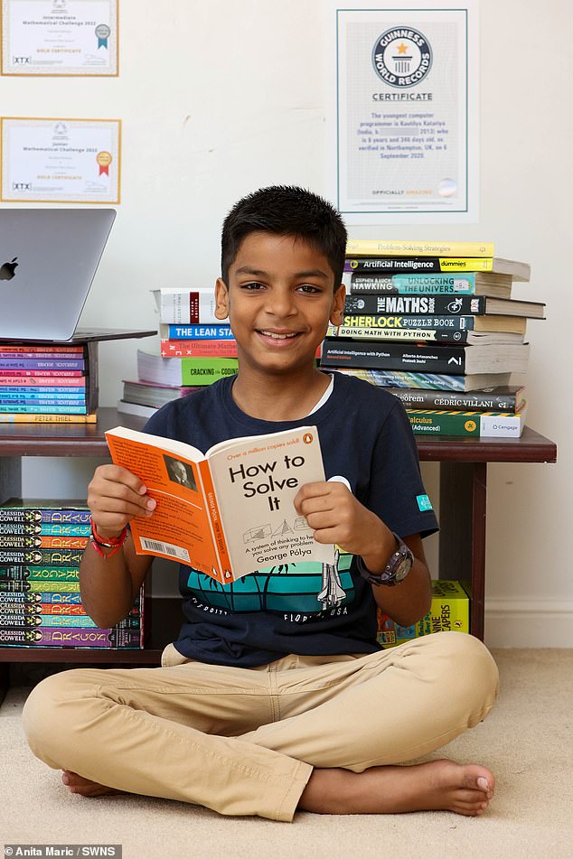 Schoolboy gets A* in maths A-level aged just 10 (having already developed AI software with plans to set up his own company)