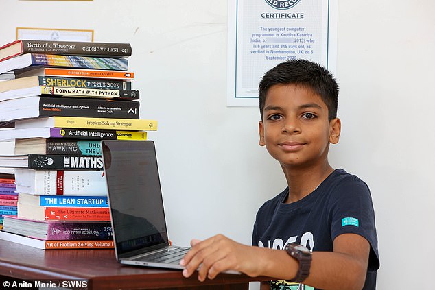 Outside of the classroom, Kautilya says he still enjoys nothing more than playing with little brother, doing puzzles, origami, swimming, badminton and cycling