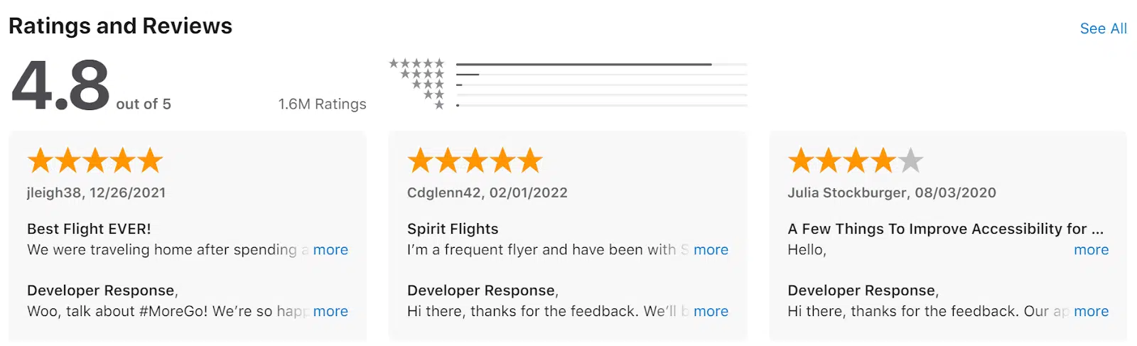 App Store Spirit Airlines App Reviews
