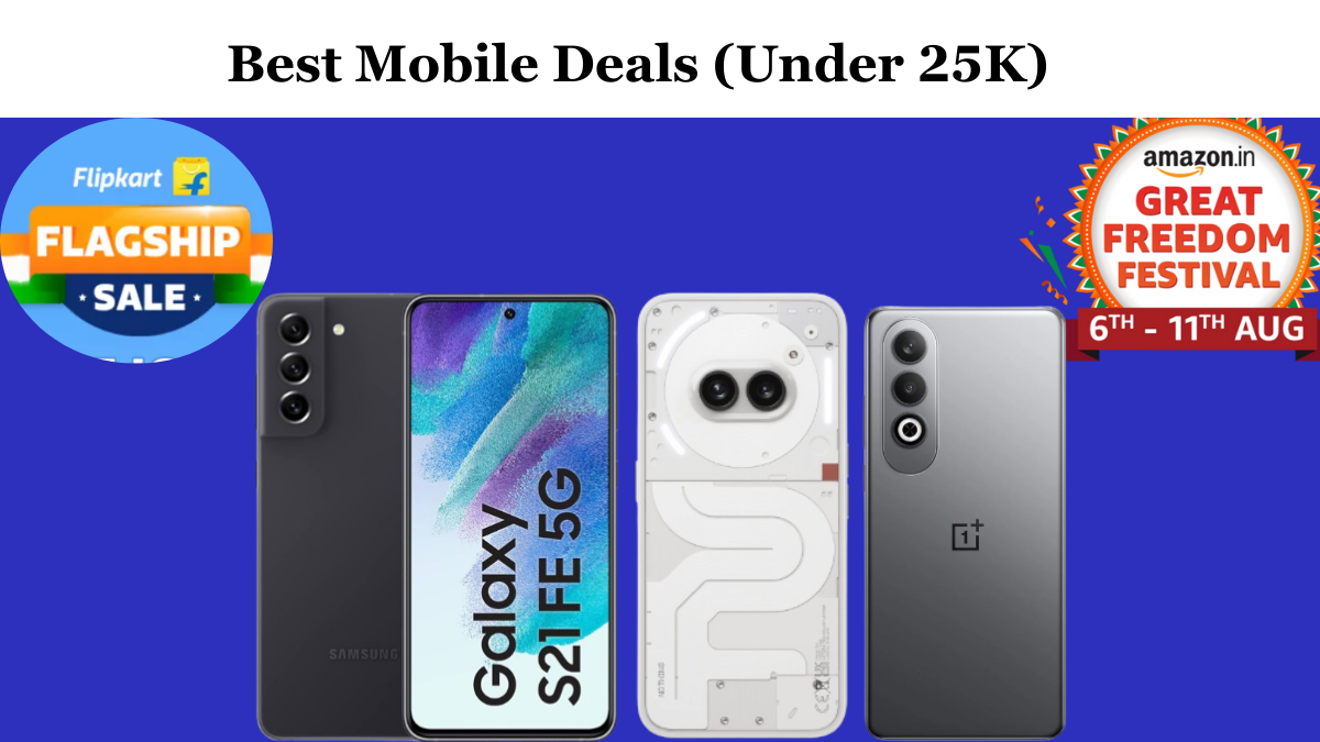 Best Smartphones in Amazon Independence Sale & Flipkart Flagship Sale 2024 (Under 20K)