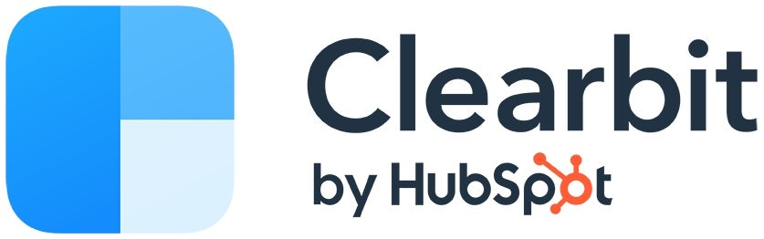 Clearbit logo.