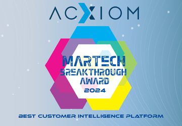 Acxiom Awarded 2024 Best Customer Intelligence Platform by MarTech Breakthrough