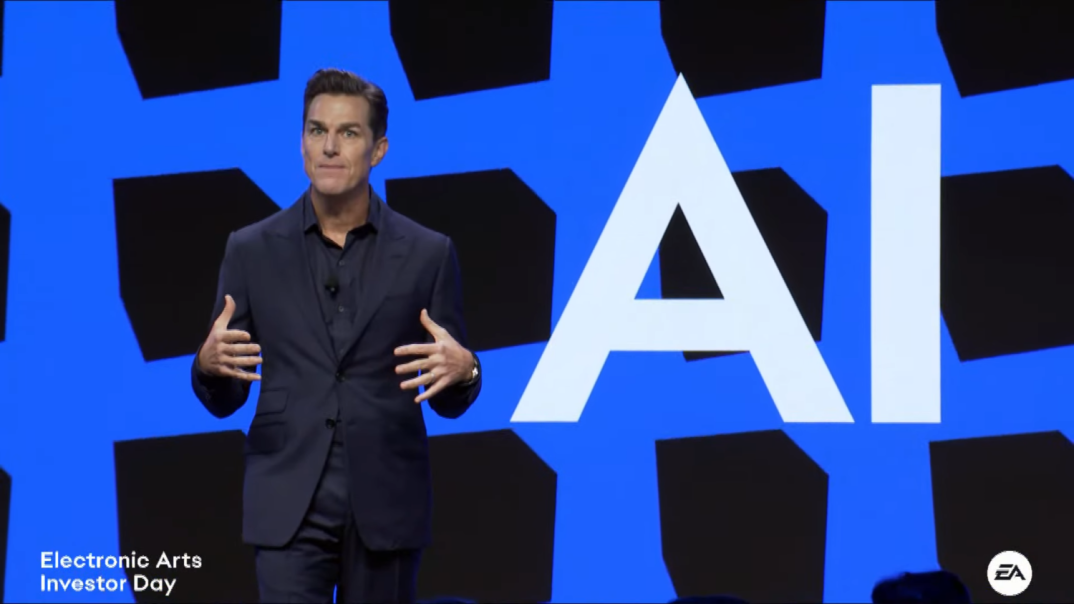 Electronic Arts has over 100 active AI projects in development, CEO hypes up generative AI