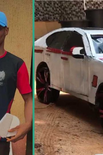 Talented Boy Who is Secondary School Graduates Fabricates Toy Cars And Impressive Robots