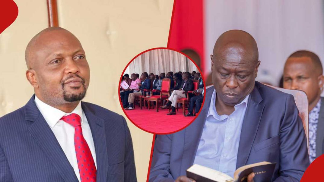 Moses Kuria’s Comment on Rigathi Gachagua’s Empty Seat Fuels Debate Online: “Usiguze Mlima?”