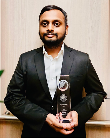 Aryyama Kumar Jana Receives 2024 Global Recognition Award for Transformative Contributions in Software Innovation, AI, ML, and Cybersecurity