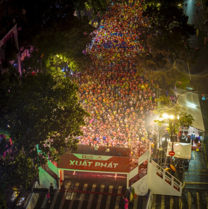 Techcombank Hanoi Marathon has become quite a hallmark event in the city. Photo courtesy of Techcombank