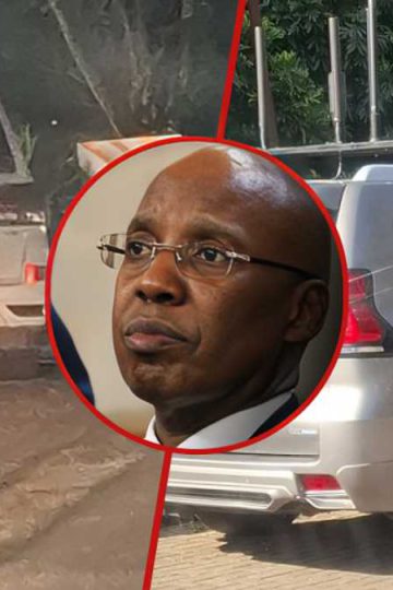 Jimi Wanjigi Shares Photos of Unmarked Cars Parked Outside His Home: “This Is Harassment”