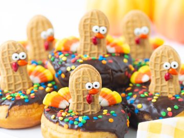 Impress Guests with These Easy Nutter Butter Turkey Donuts |