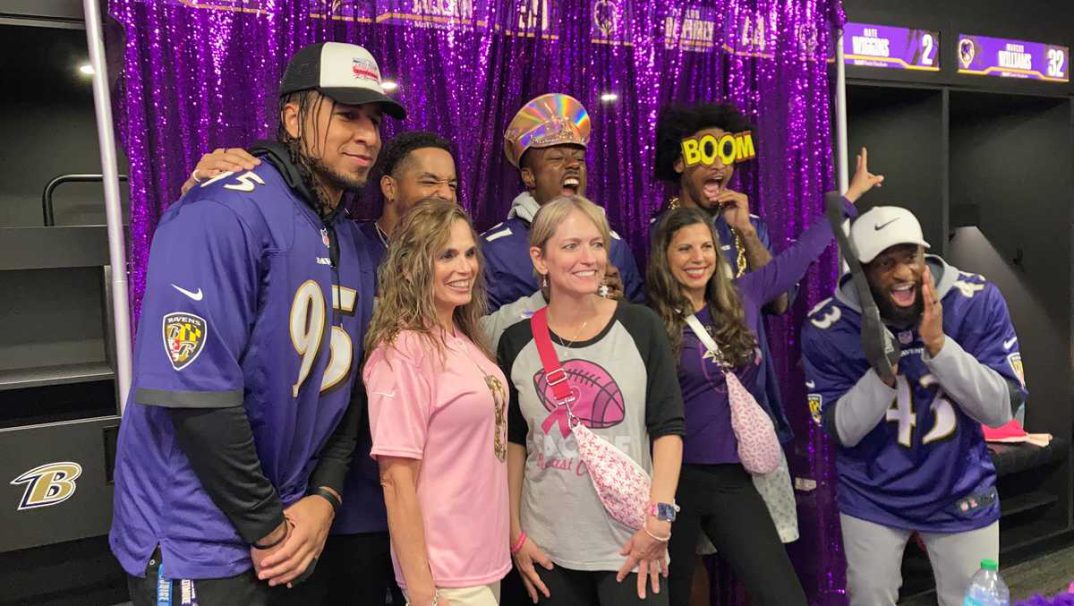 Ravens, organizations to pamper cancer survivors