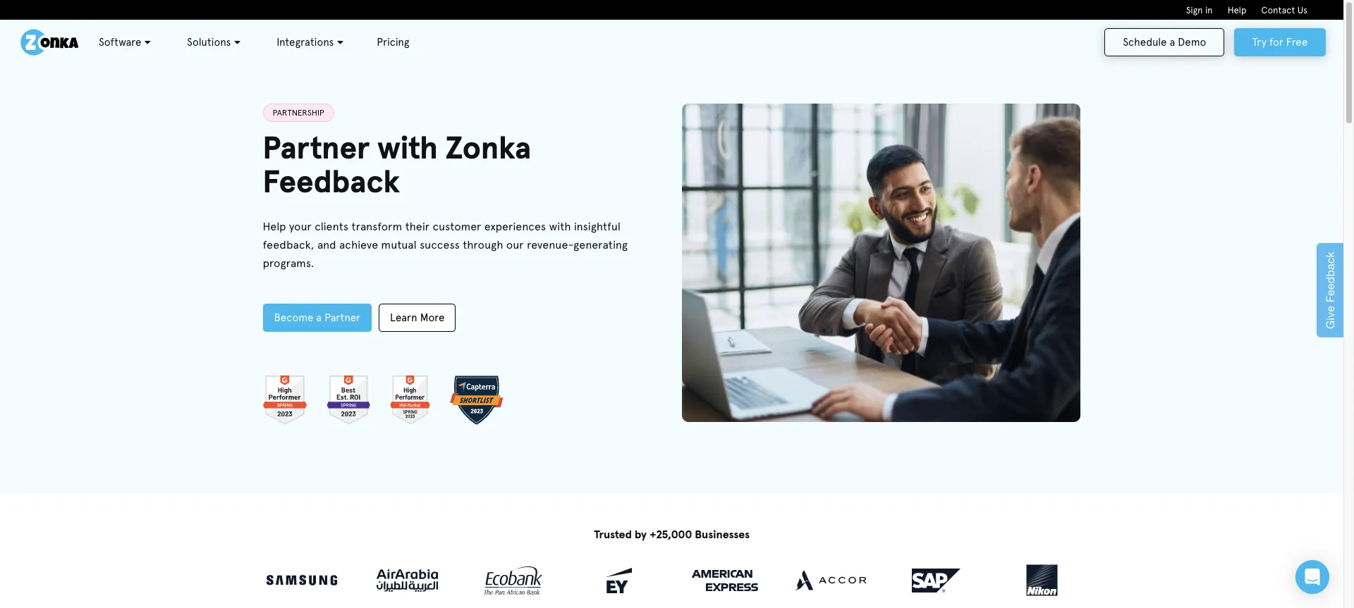 Zonka Feedback's affiliate program