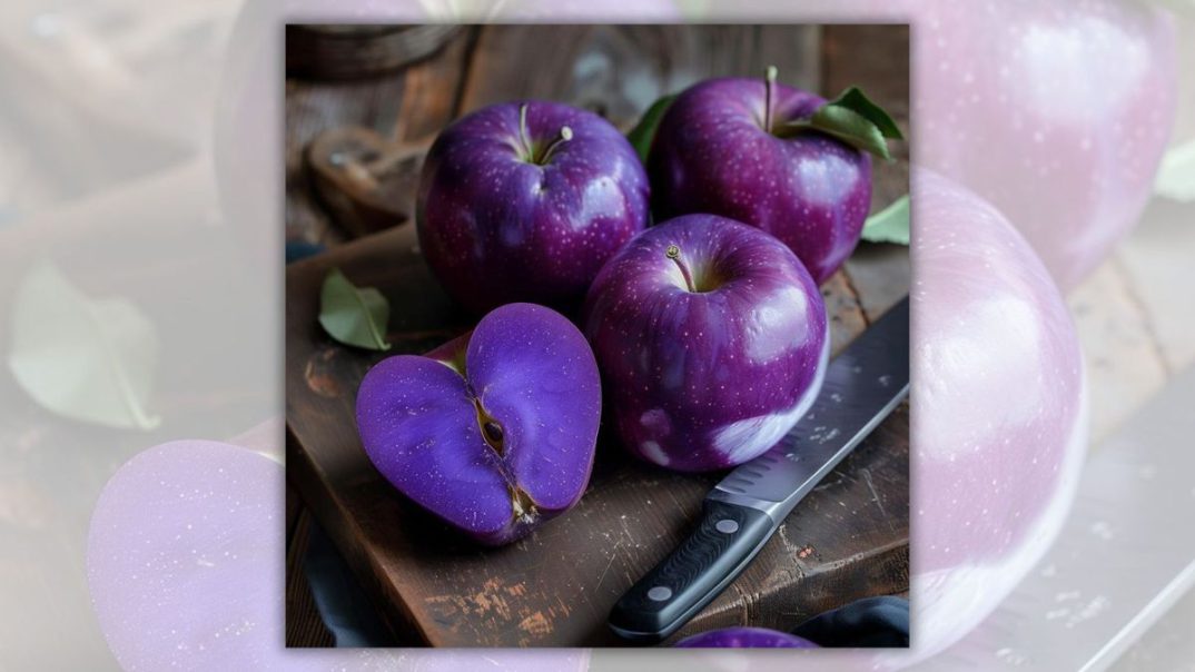 Real Photo of Purple Apples from Saskatchewan?