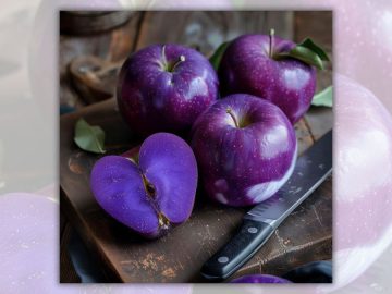 Real Photo of Purple Apples from Saskatchewan?