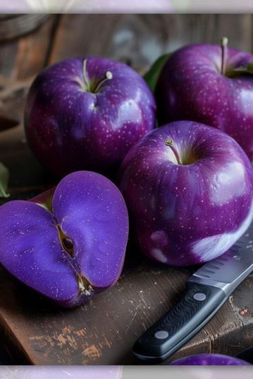 Real Photo of Purple Apples from Saskatchewan?