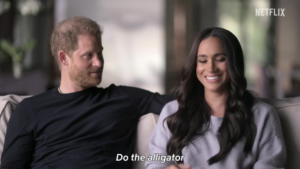 In their Netflix documentary-style series (pictured), 'Harry & Meghan', the couple delved deeper into their personal lives, offering an intimate look at their journey post-Megxit