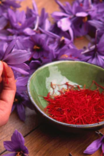 Glide into the glowing skin secrets of saffron in winters