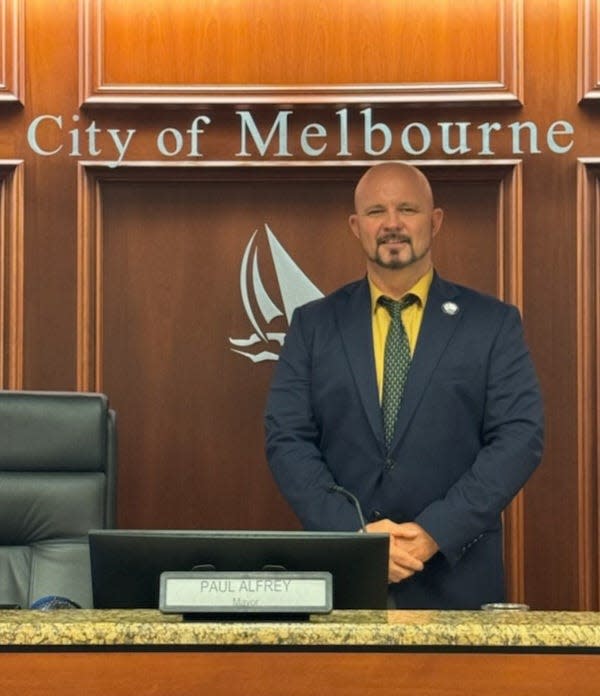 Paul Alfrey is running for reelection as Melbourne mayor.