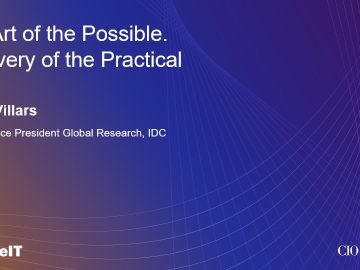 AI: Art of the Possible. Delivery of the Practical