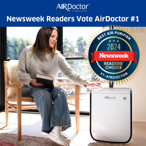 AirDoctor Wins Newsweek’s Readers’ Choice Award for Best Air Purifier